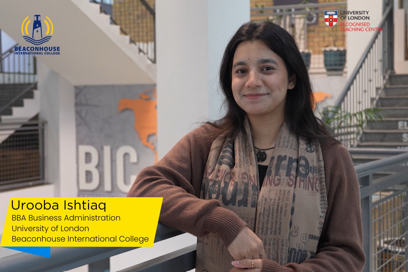 Urooba Ishtiaq excelled at BIC, achieving global recognition.