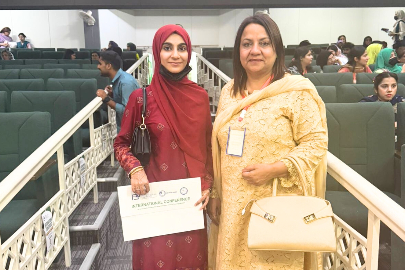 Uriba Fatima Represents BIC Faisalabad at Prestigious International Psychology Conference